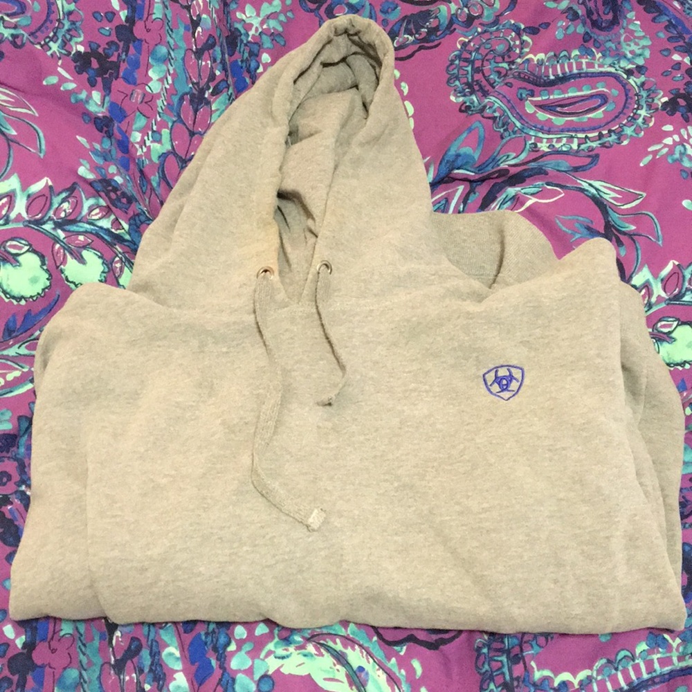 Grey Ariat hoodie